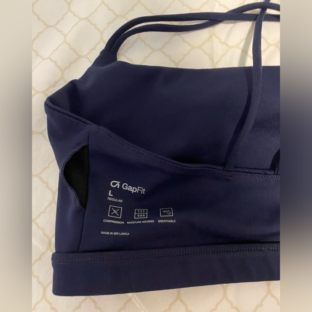 Navy Gap Sportsbra